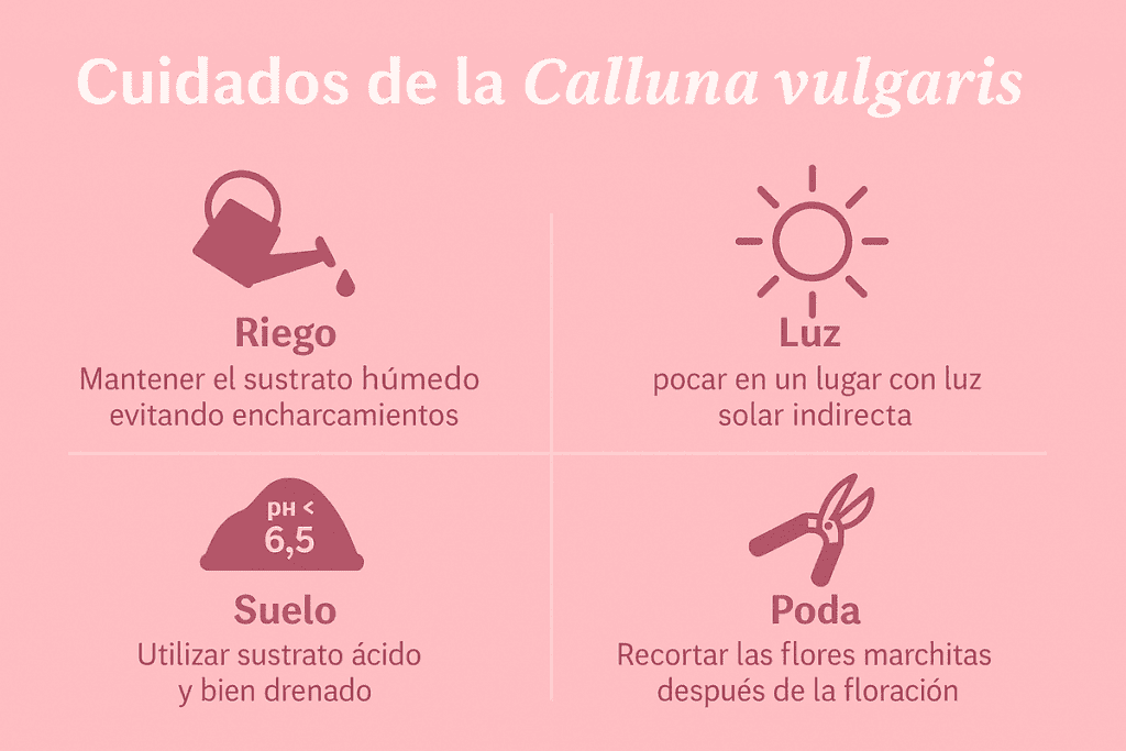 cuidar la Calluna Vulgaris