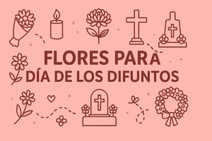 flores para el Día de los Difuntos infografia