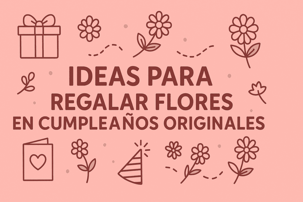 Ideas para regalar flores en cumpleaños originales en nerine