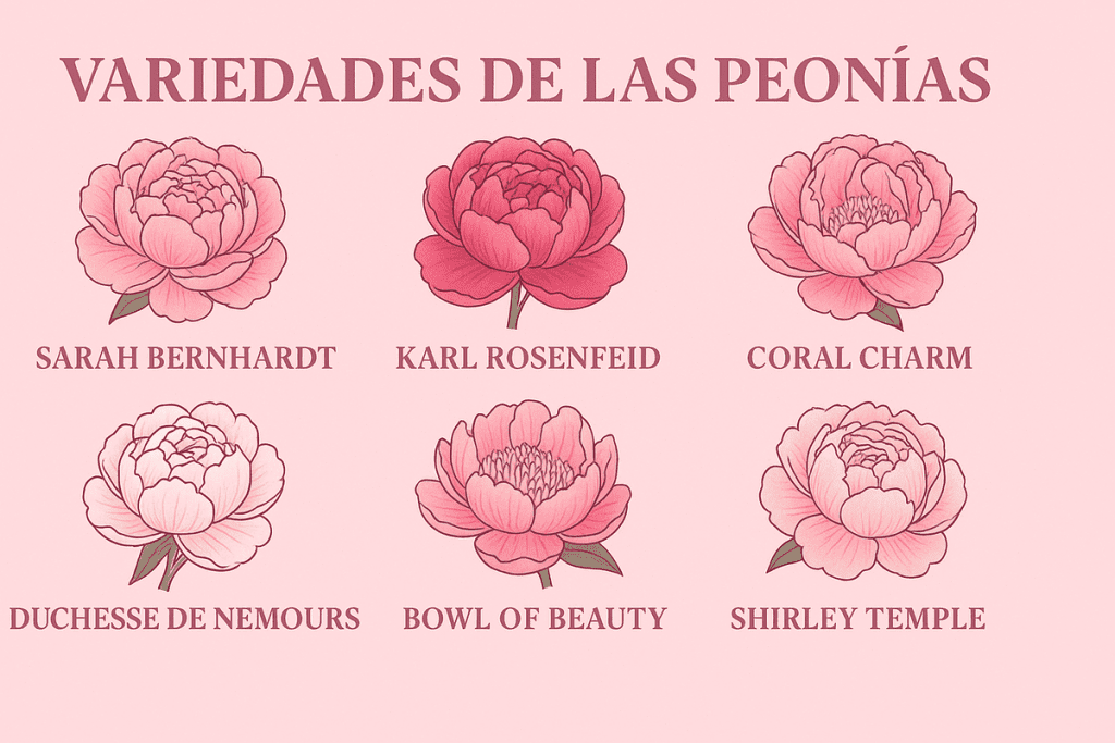 Variedades de Peonías