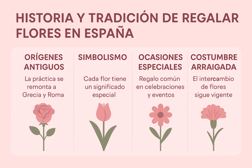 Historia y tradición de regalar flores en España