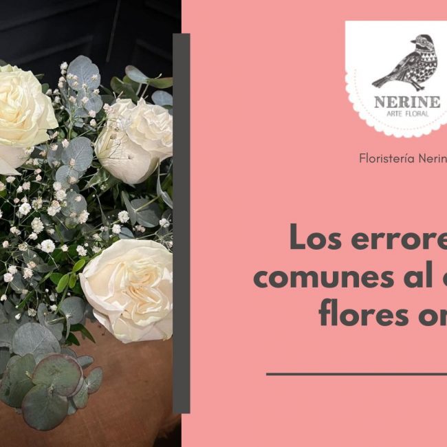 Los errores más comunes al comprar flores online